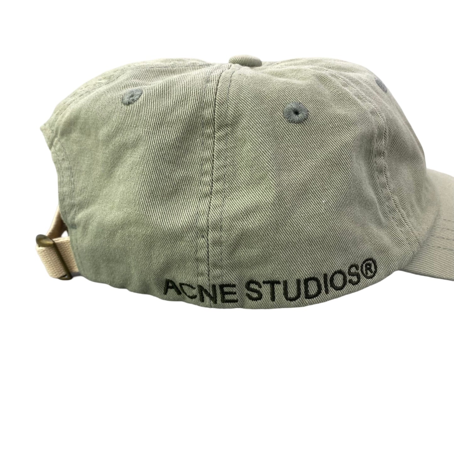 Acne Studios Army Green Camo Dad Hat