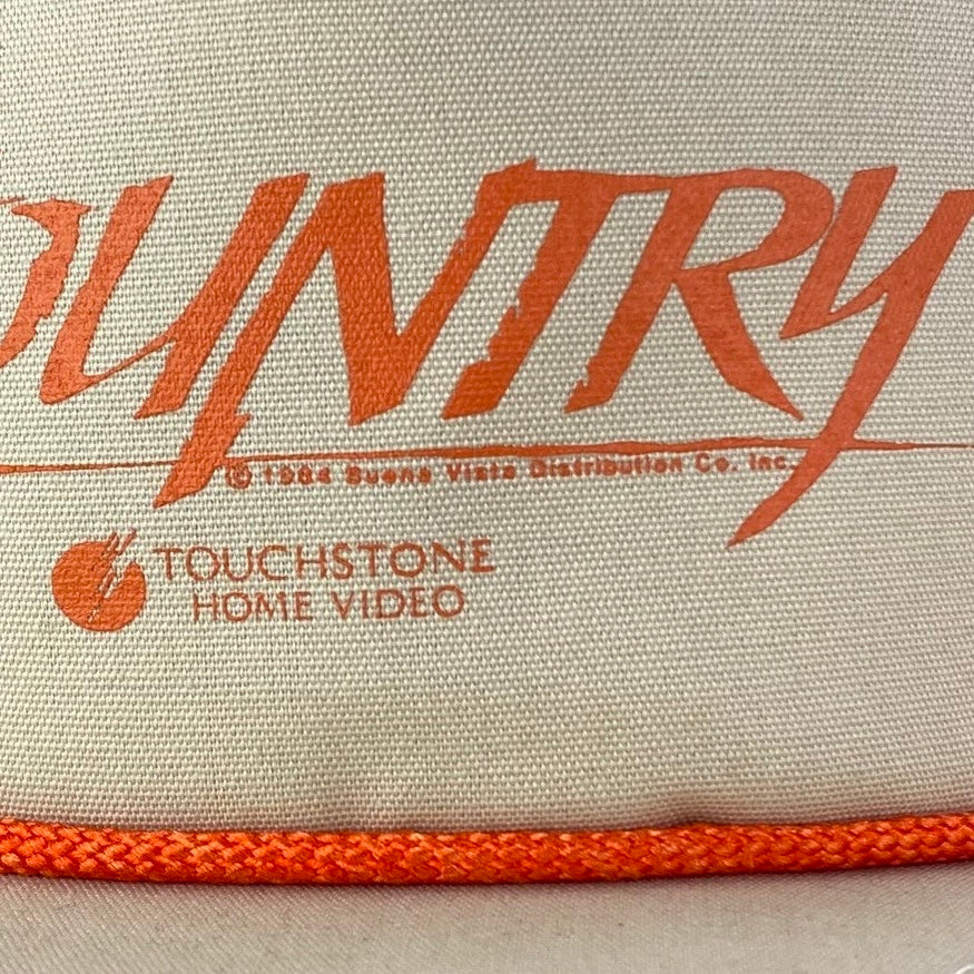 Vintage 80s Country (1985) x Touchstone Home Video x Buena Vista Movie Promo Hat - A