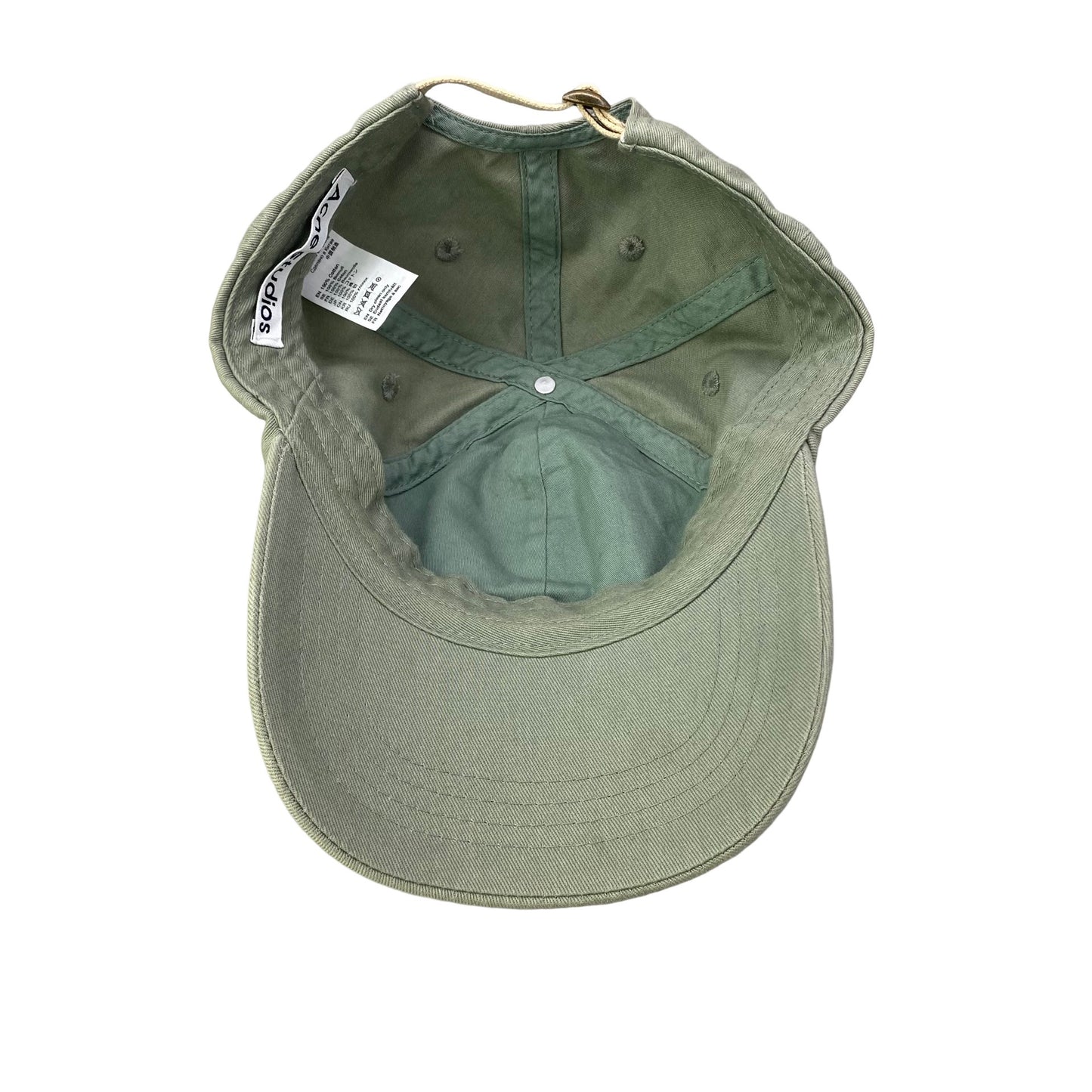 Acne Studios Army Green Camo Dad Hat