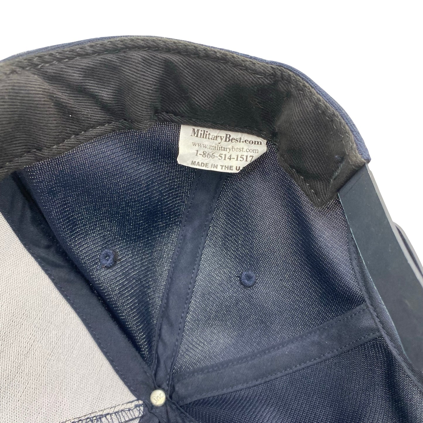 Vintage USS Wisconsin BB-64 - US Navy Naval Military Ship Veteran Hat