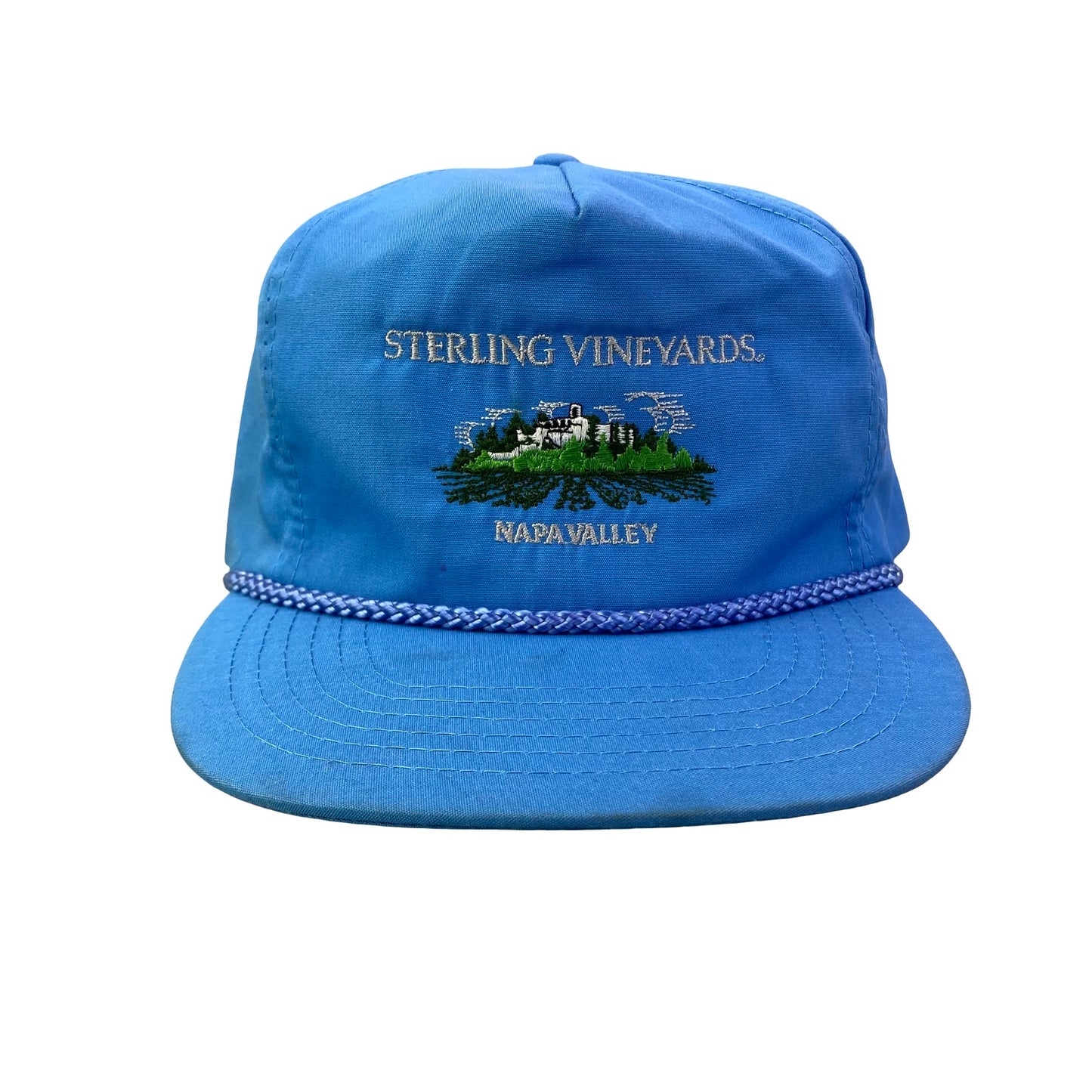 Vintage Sterling Vineyards Napa Valley Nylon Rope Cord Hat