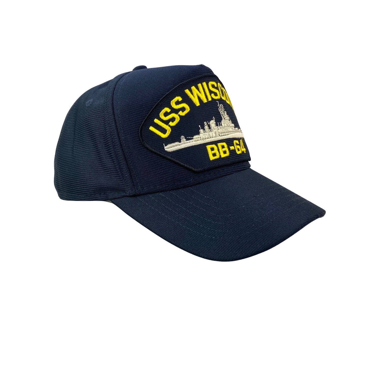 Vintage USS Wisconsin BB-64 Naval Ship - Military Navy Hat