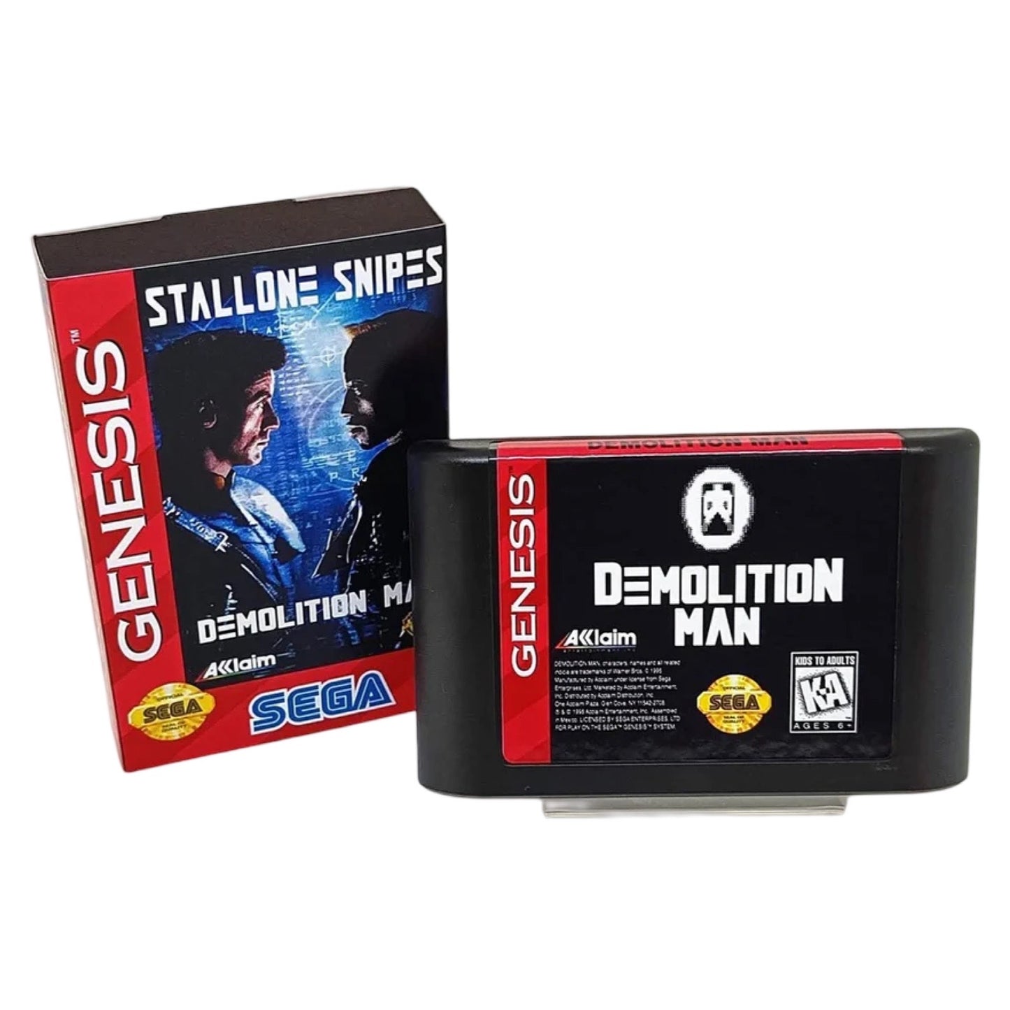Vintage 90s Demolition Man - Acclaim Entertainment Video Game Promo Hat