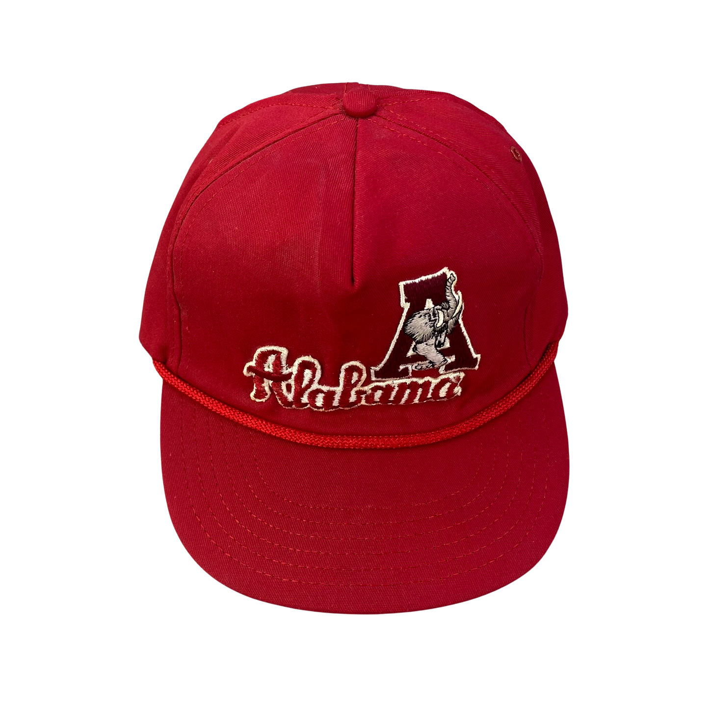 Vintage Alabama Crimson Tide College Cord Rope Hat