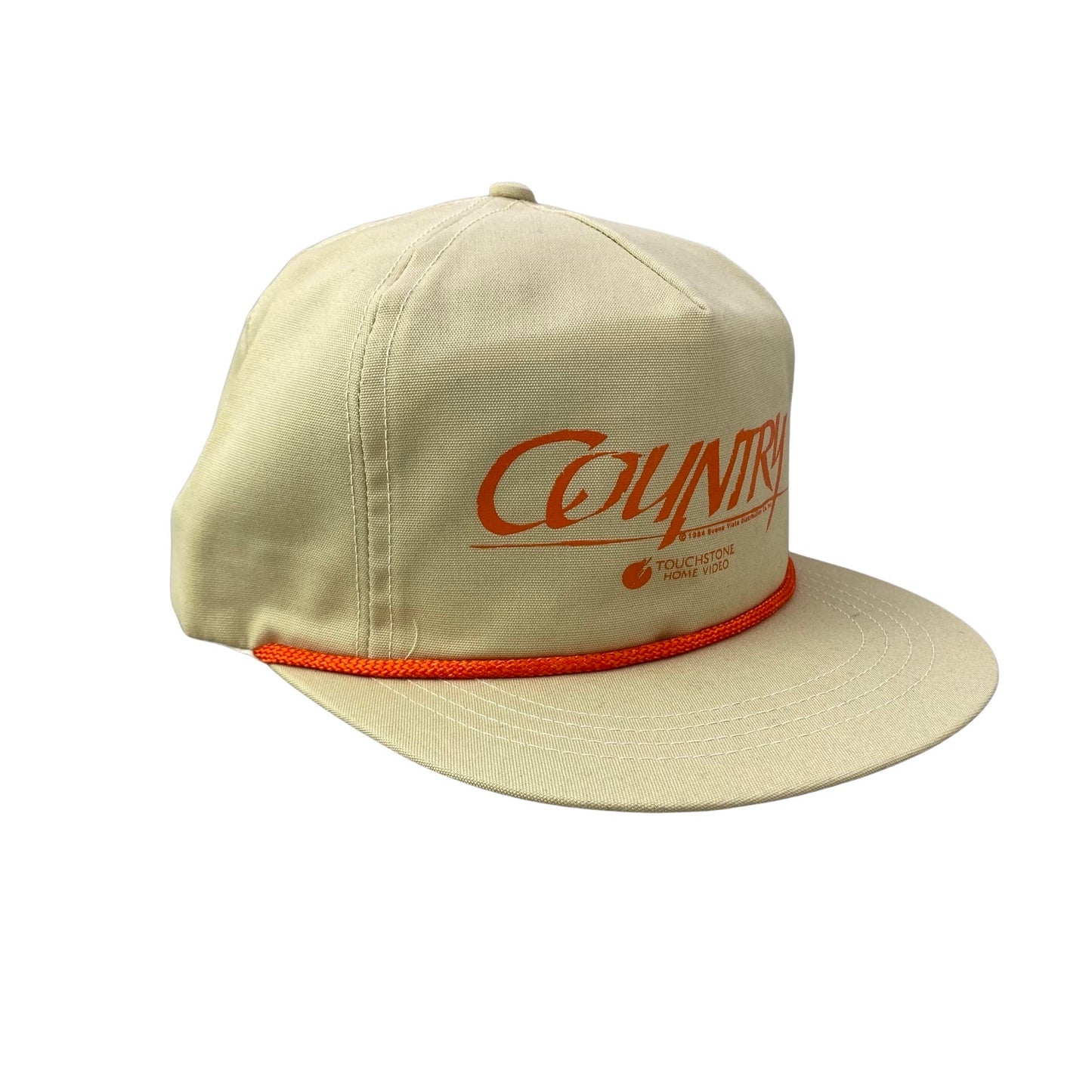 Vintage 80s Country (1985) x Touchstone Home Video x Buena Vista Movie Promo Hat - B