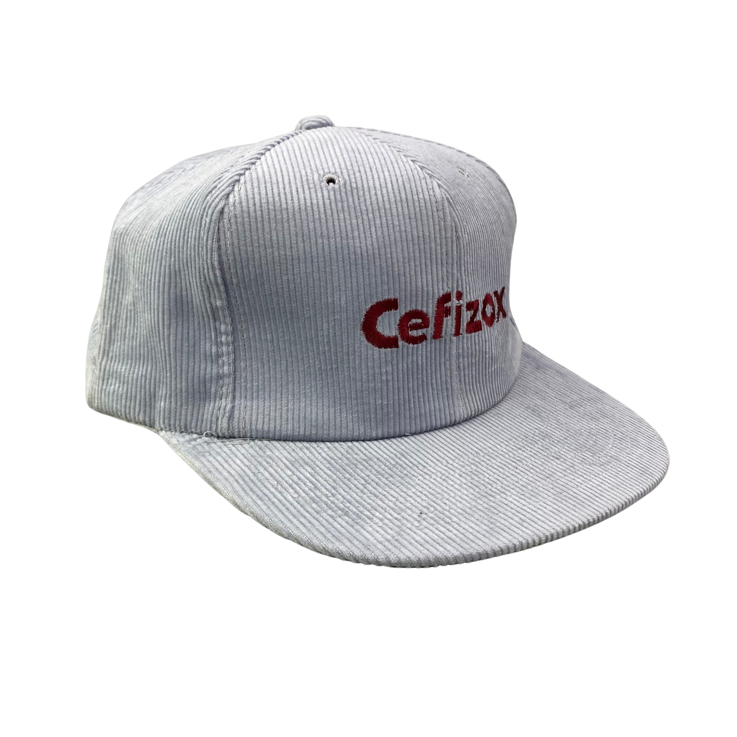 Vintage 80s 90s Cefizox Corduroy Hat - A