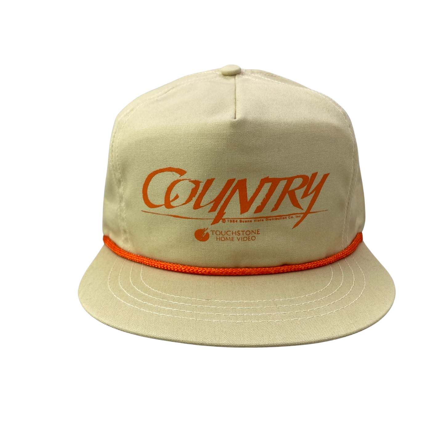 Vintage 80s Country (1985) x Touchstone Home Video x Buena Vista Movie Promo Hat - A