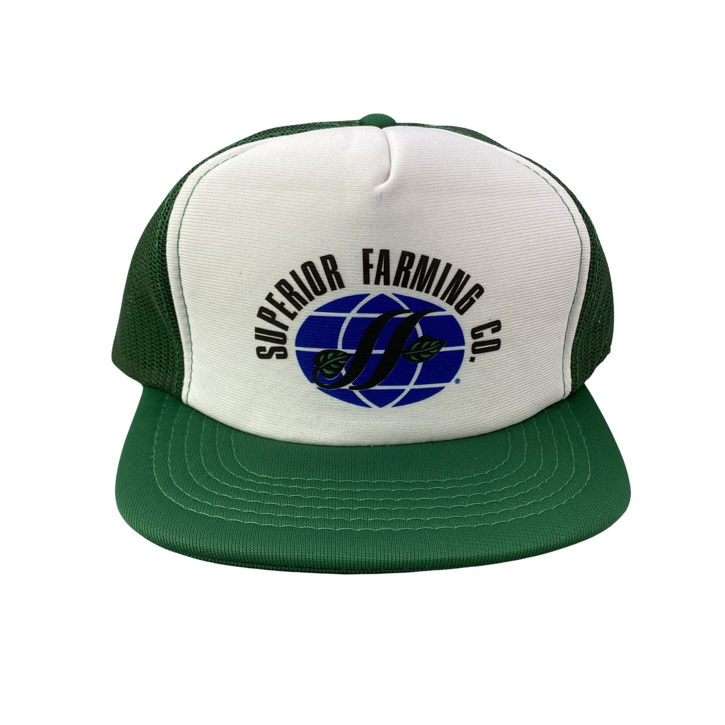 Vintage Agricultural AG Farm Trucker Hat - Superior Farming Company D