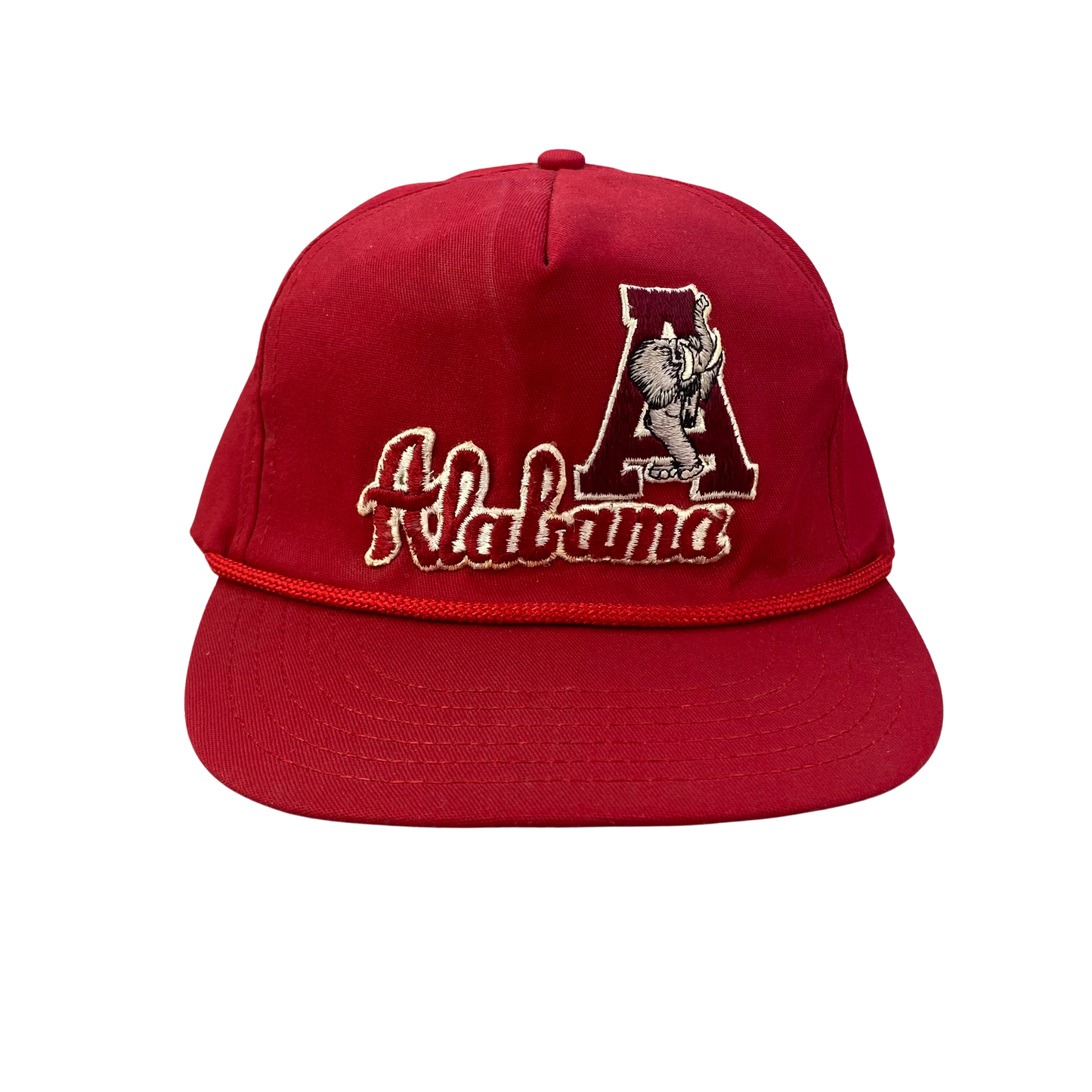 Vintage Alabama Crimson Tide College Cord Rope Hat