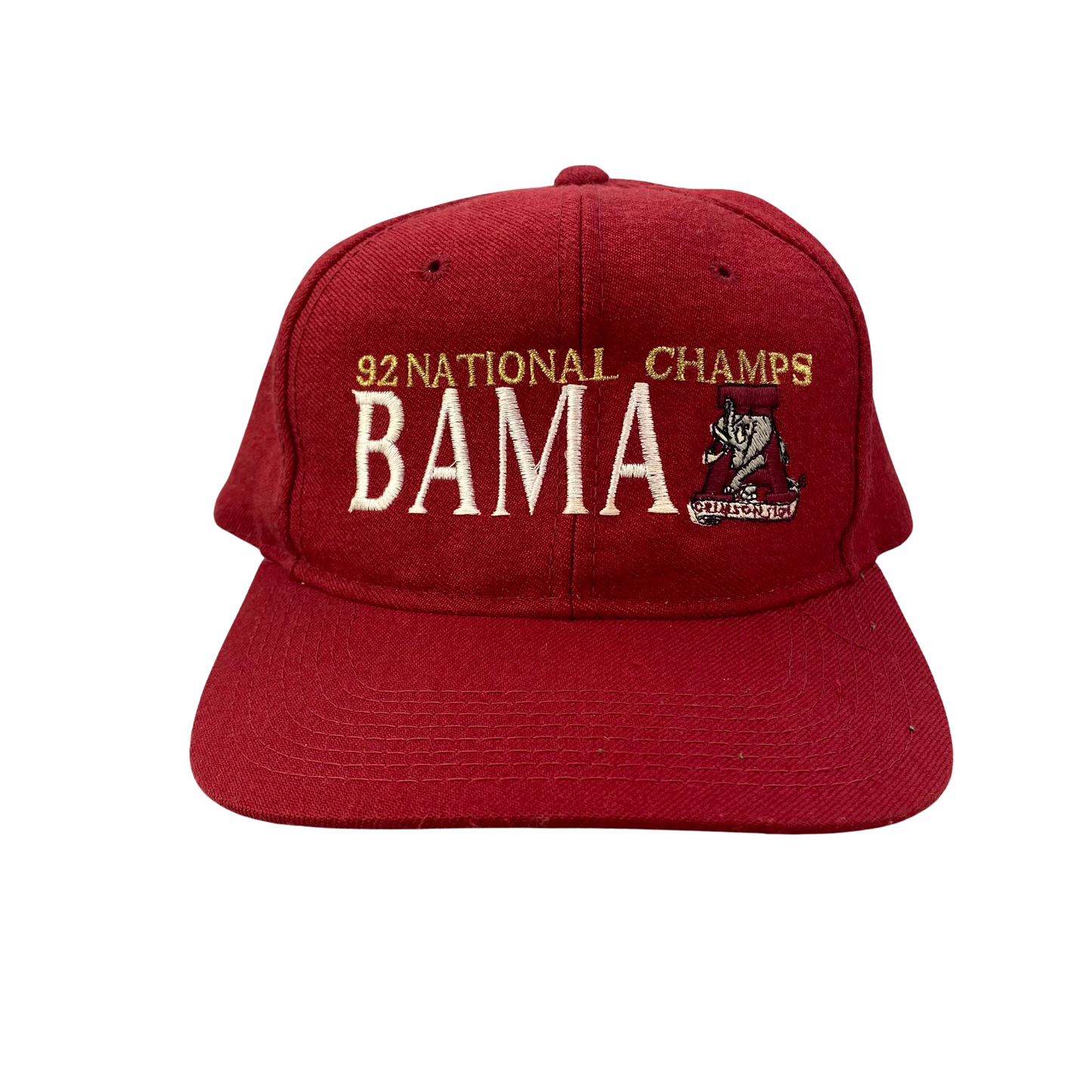 Vintage 90s Alabama Crimson Tide College - 1992 National Champions The Game Hat