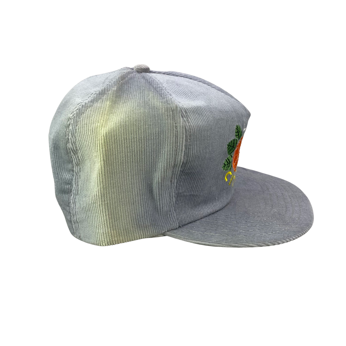 Vintage 80s 90s Lorsban Citrus Corduroy Hat