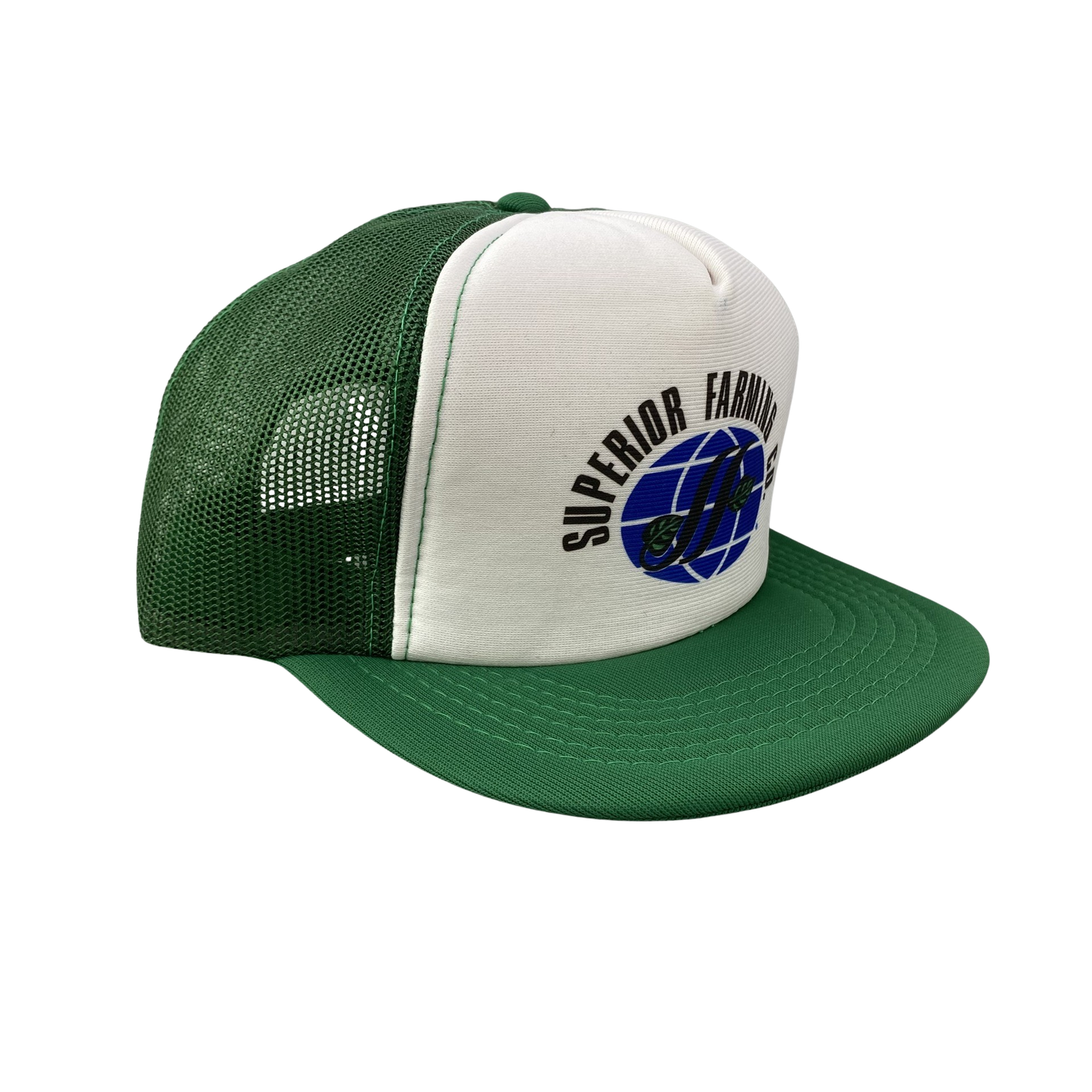 Vintage Agricultural AG Farm Trucker Hat - Superior Farming Company D