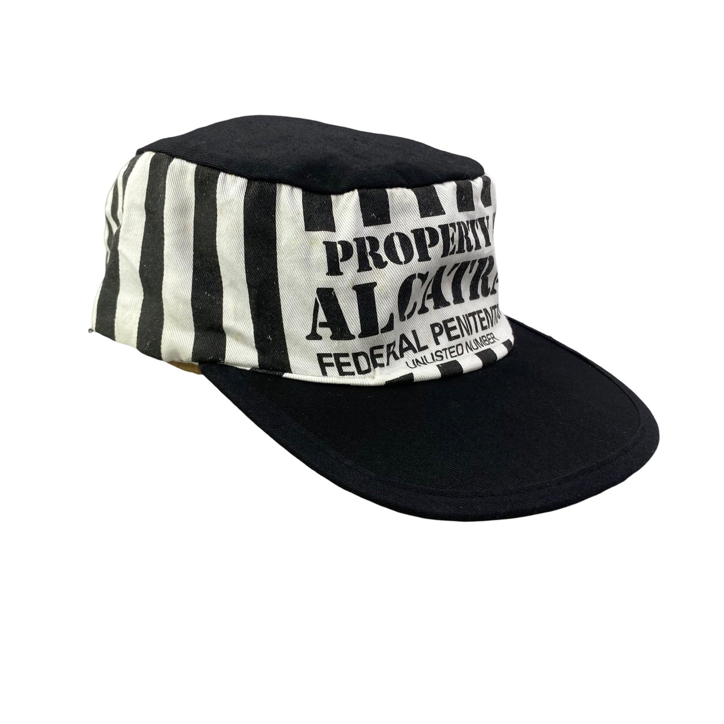 Vintage Alcatraz Prison Pillbox Cap Hat - B