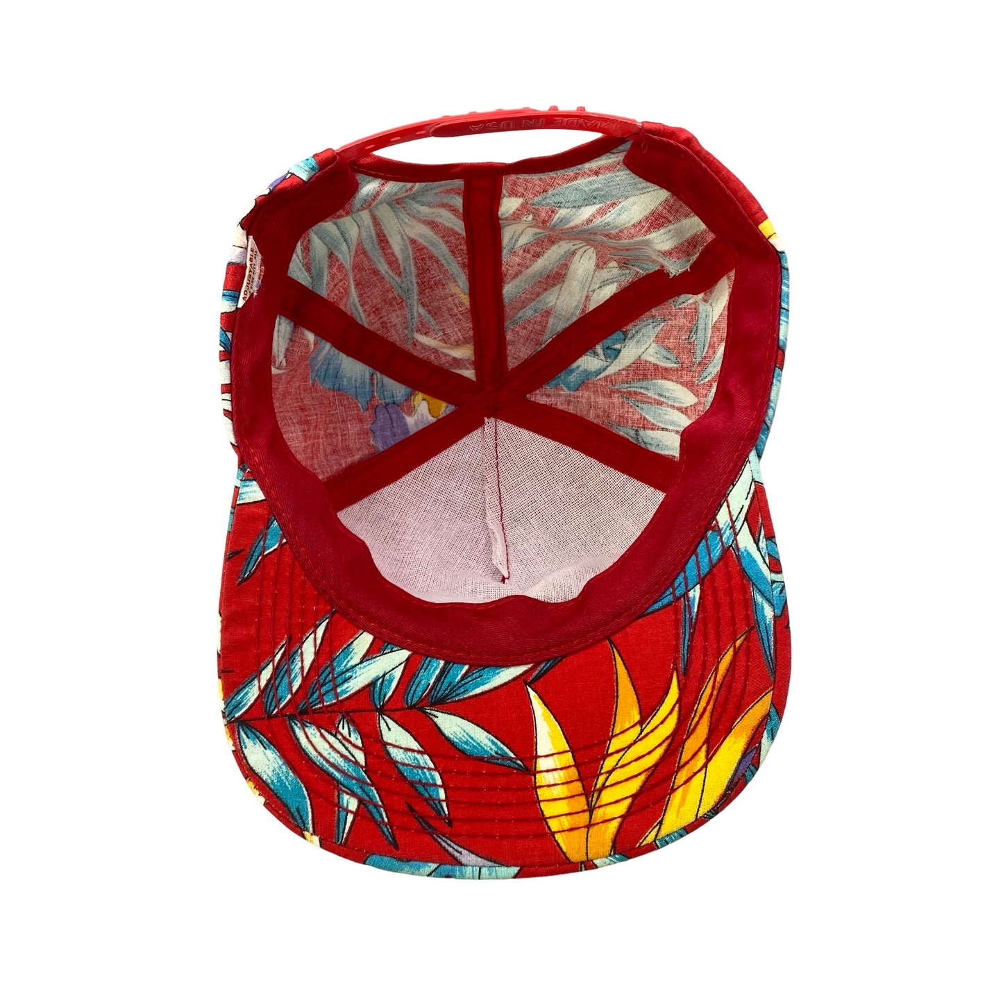 Vintage 90s Delta Airlines Floral Hat