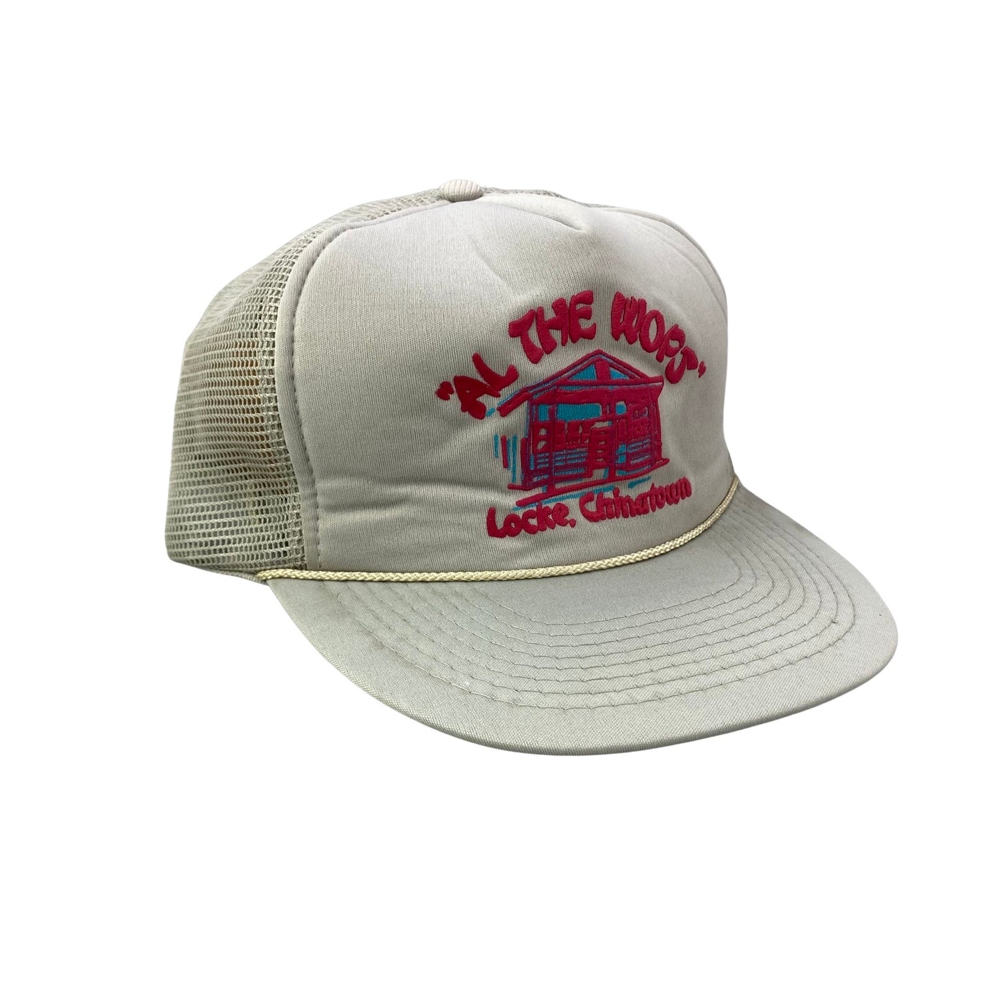 Vintage 90s Al The Wops Locke Chinatown Trucker Hat