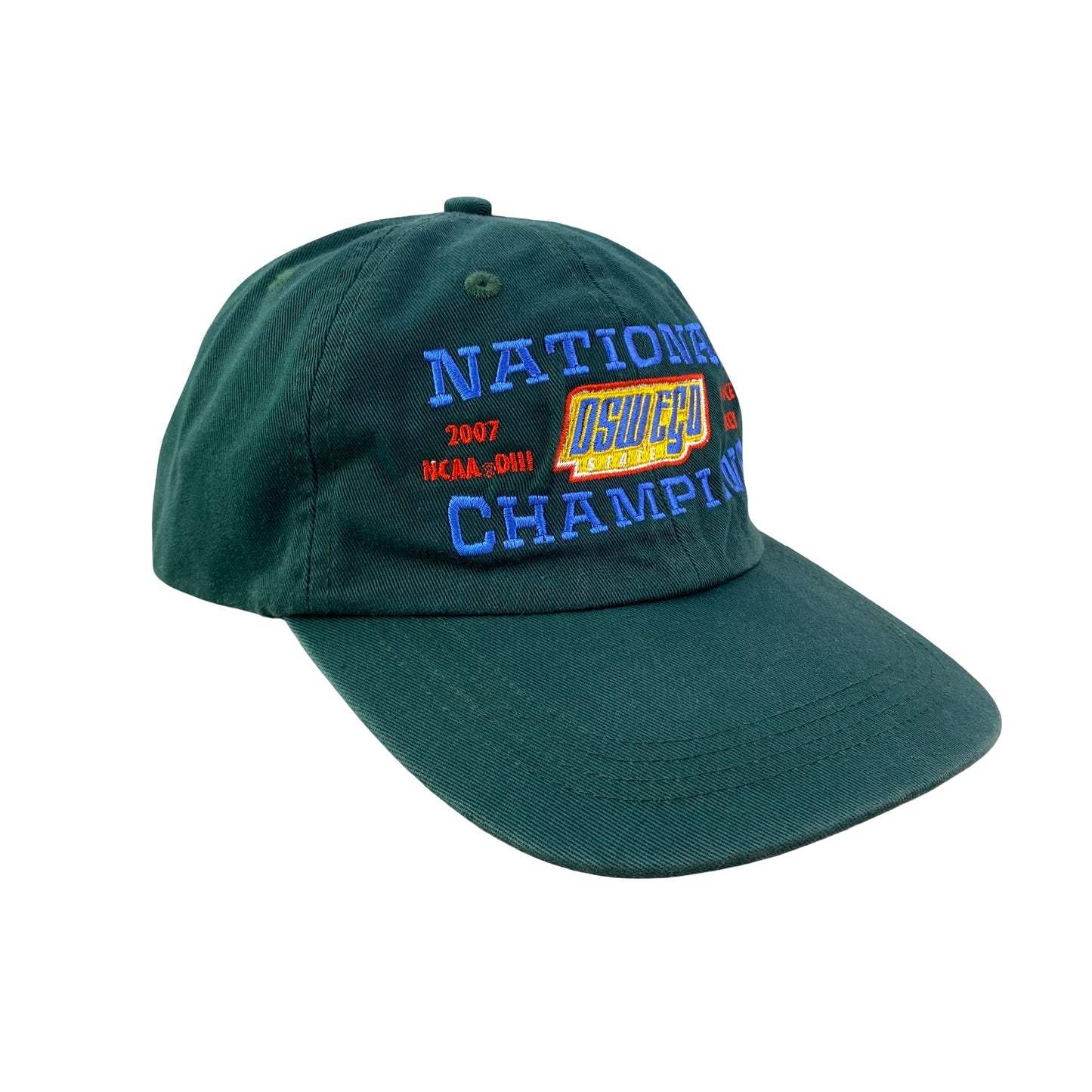 Vintage 2000s 2007 Oswego State Men’s College Hockey National Champions Dad Hat