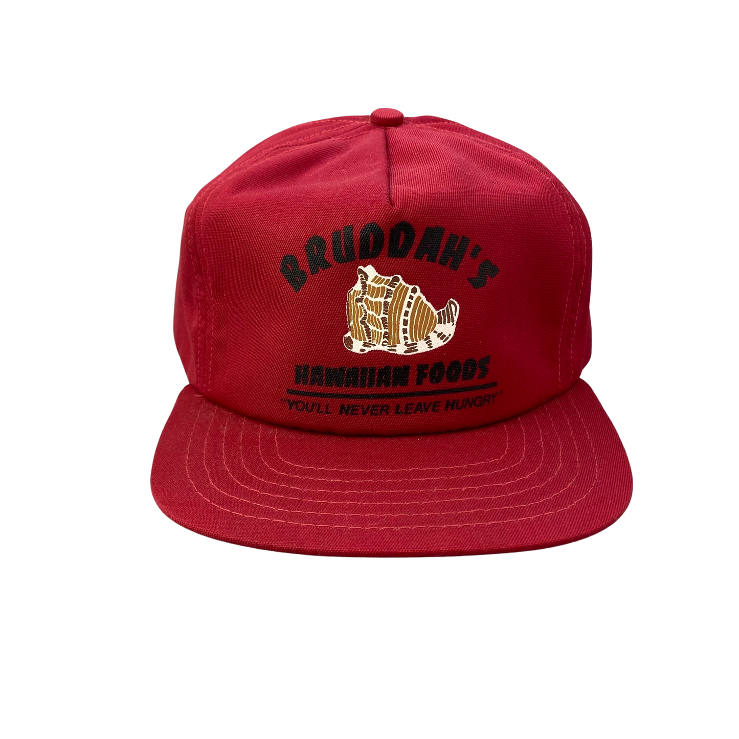 Vintage 90s Bruddah’s Hawaiian Foods - Hawaii Restaurant Hat