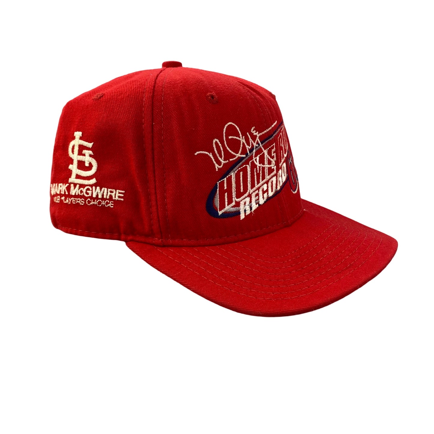 Vintage 90s St Louis Cardinals Mark McGuire Baseball Home Run Record Hat