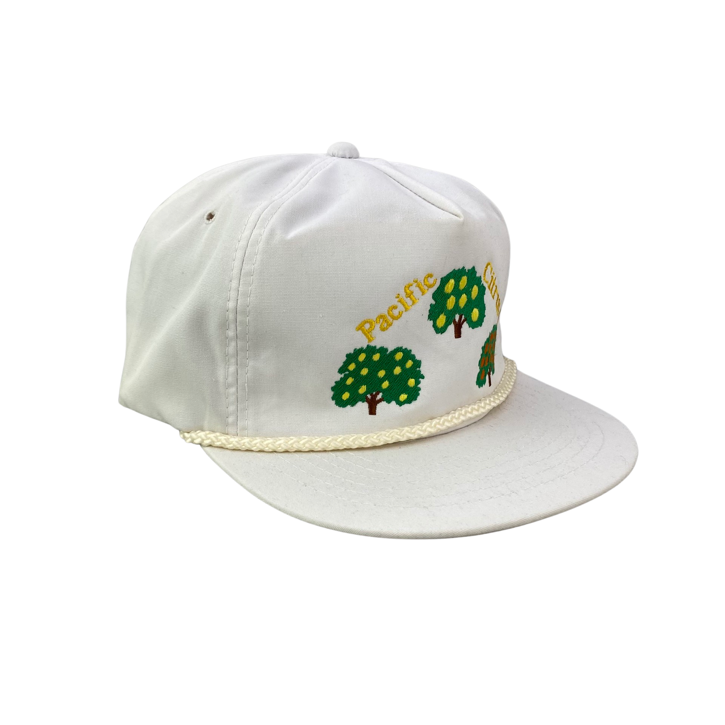 Vintage 90s Cord Rope Hat - Pacific Citrus Company