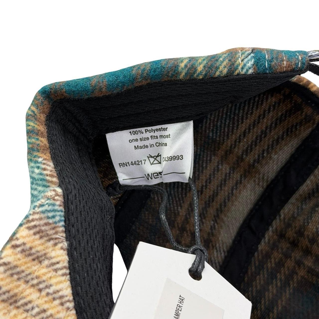 WESC We Are the Superlative Conspiracy 5 panel camper tweed Swedish hat