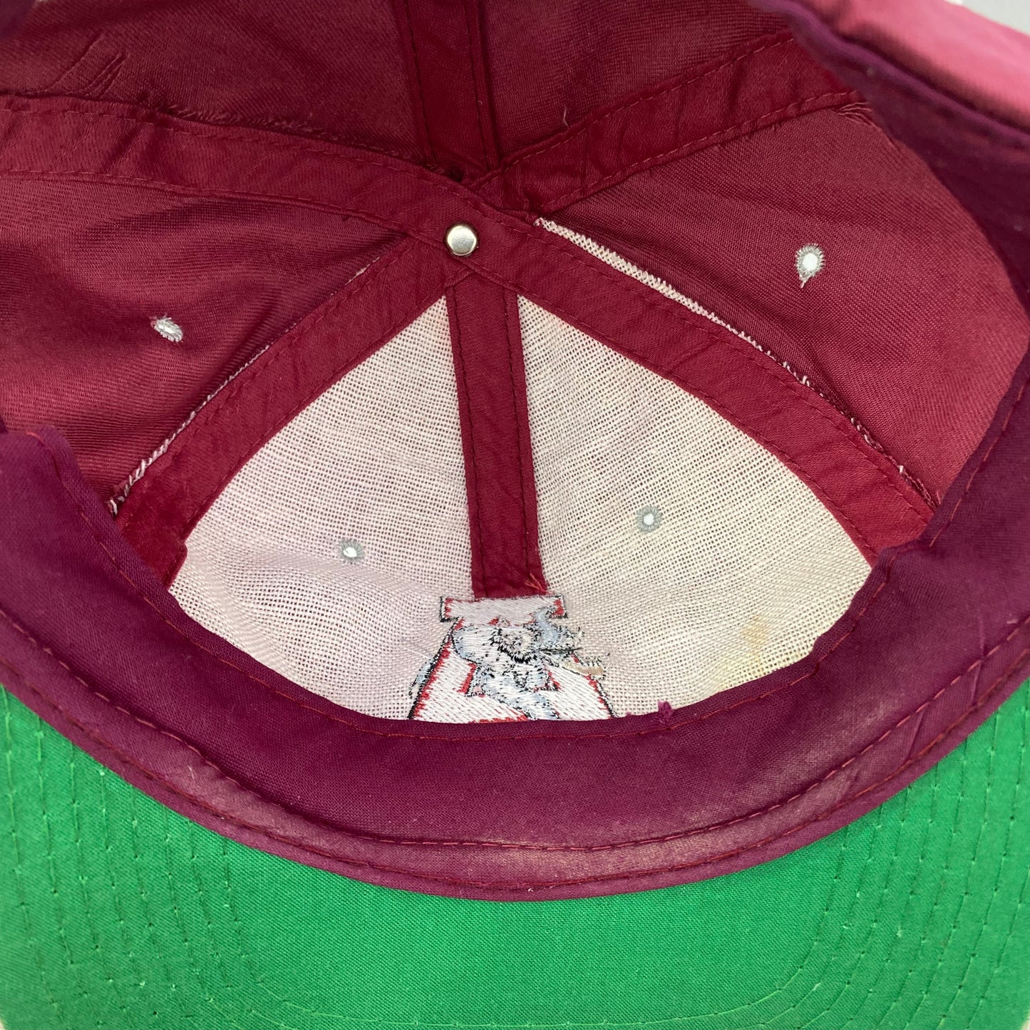 Vintage 90s Alabama Crimson Tide College Spellout Hat