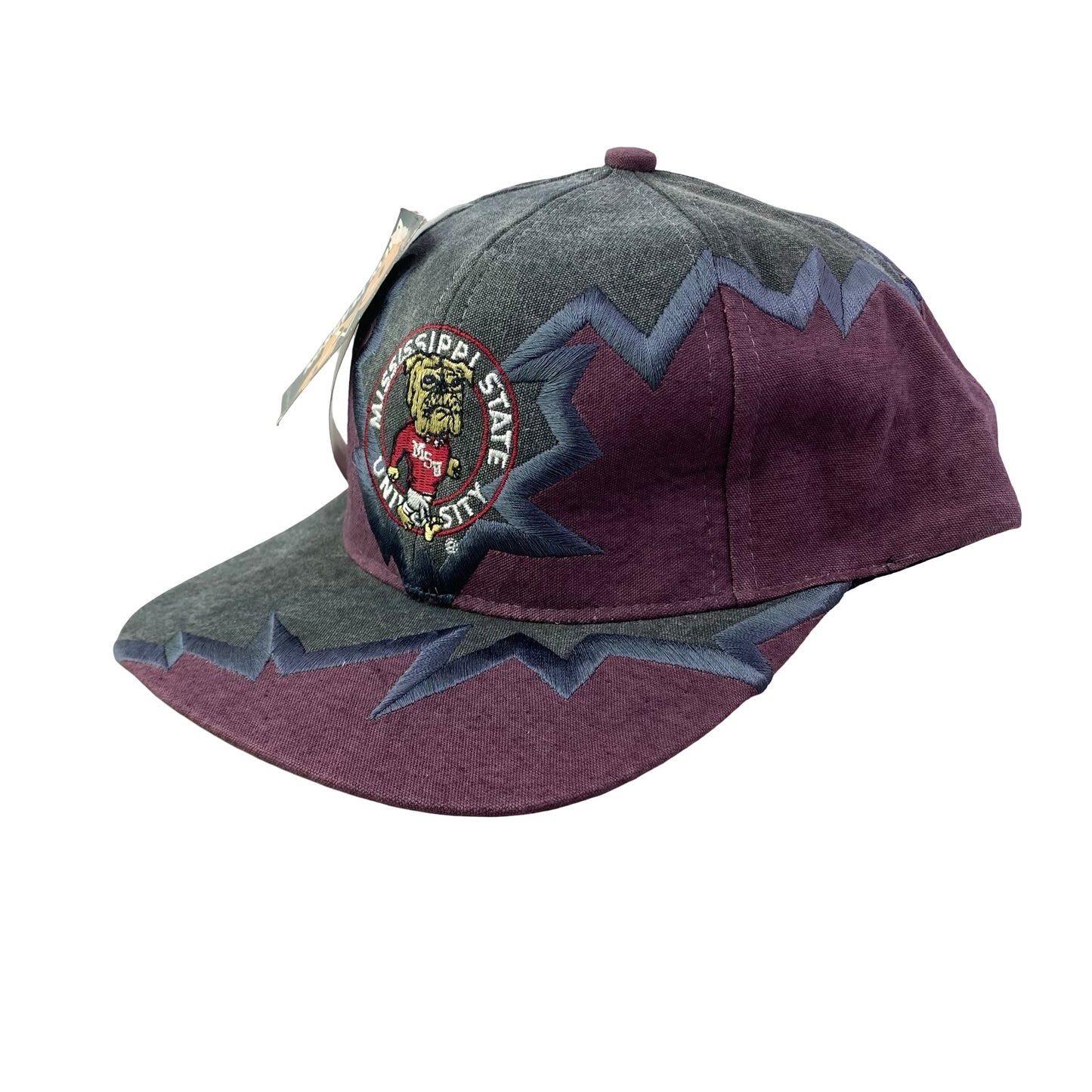 Vintage 90s Mississippi State Bulldogs Drew Pearson Hat - C