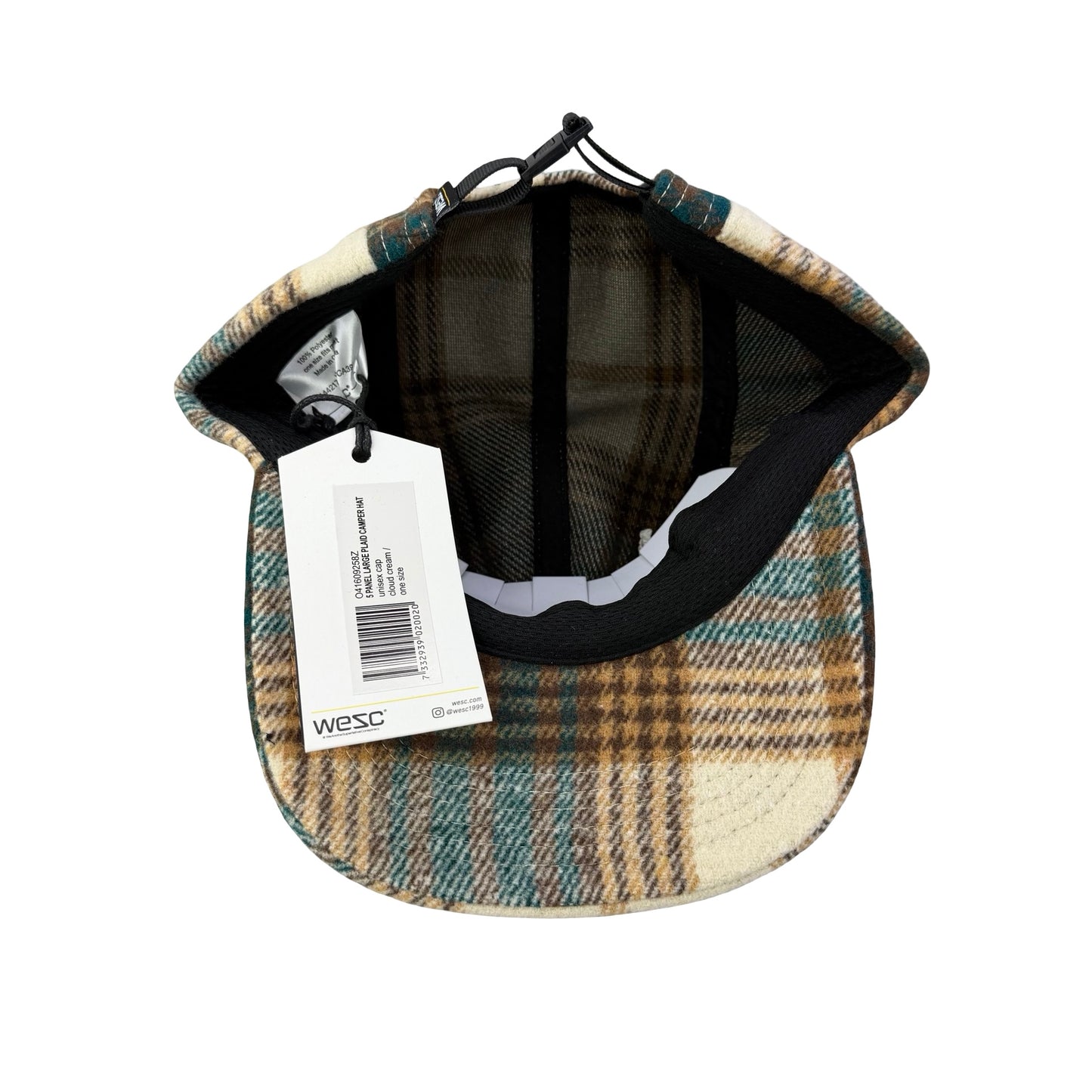 WESC We Are the Superlative Conspiracy 5 panel camper tweed Swedish hat