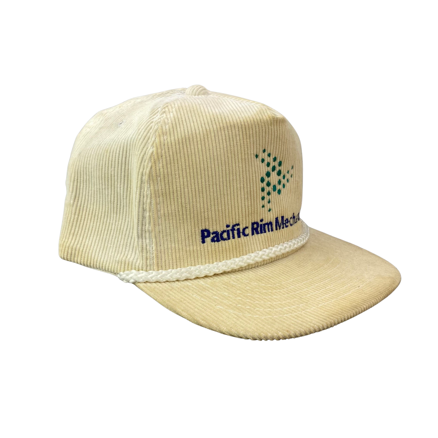 Vintage 80s 90s Pacific Rim Mechanical Corduroy Hat