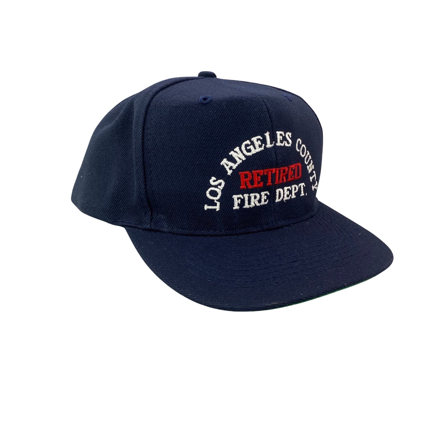 Vintage 90s Los Angeles Fire Department x LAFD Retired Firefighter Hat
