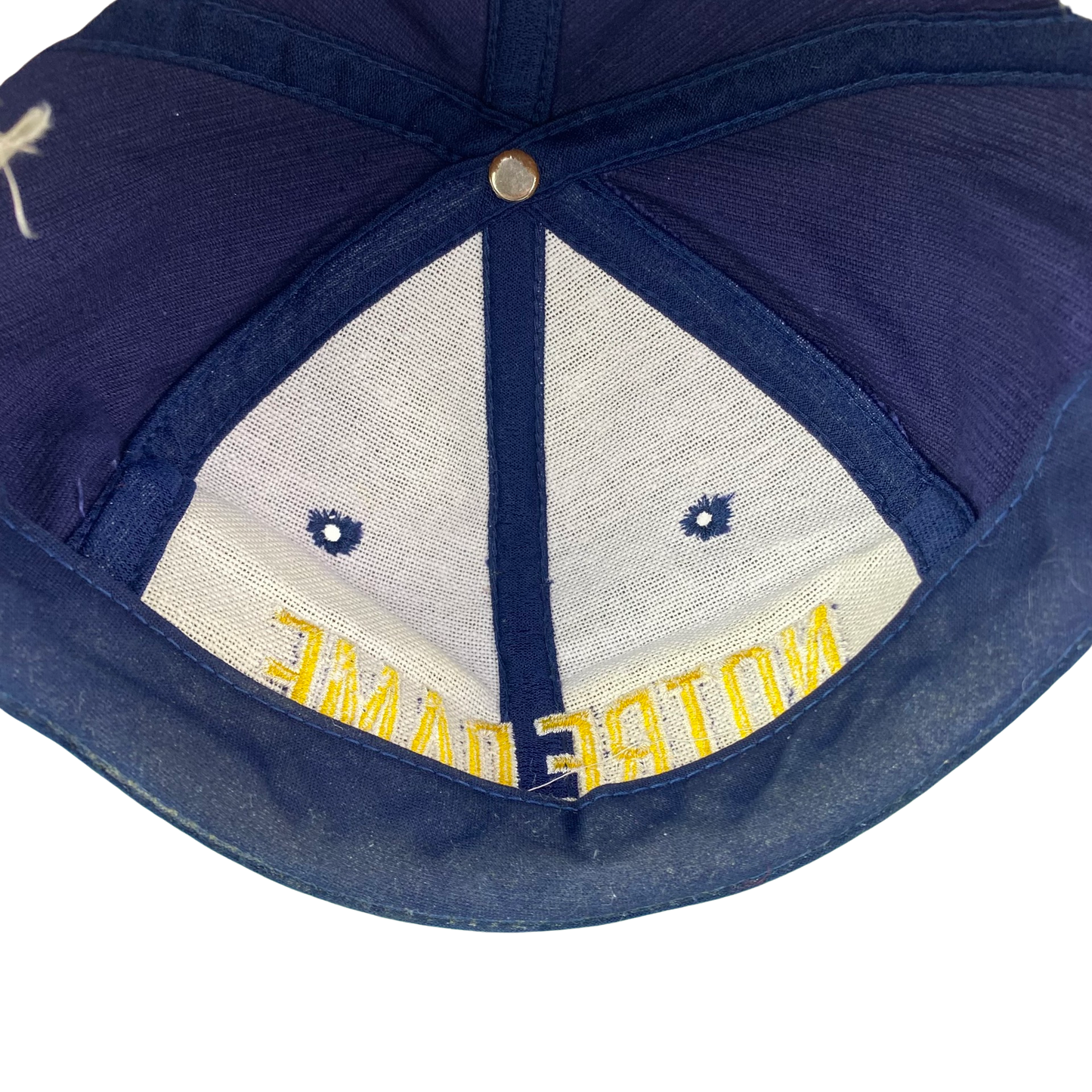 Vintage 80s Notre Dame Fighting Irish College Corduroy Hat