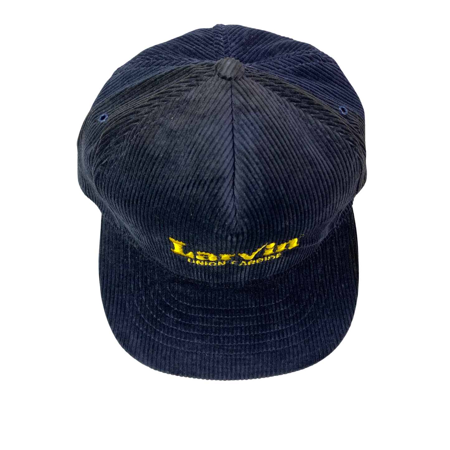 Vintage 80s 90s Larvin Union Carbide Corduroy Hat