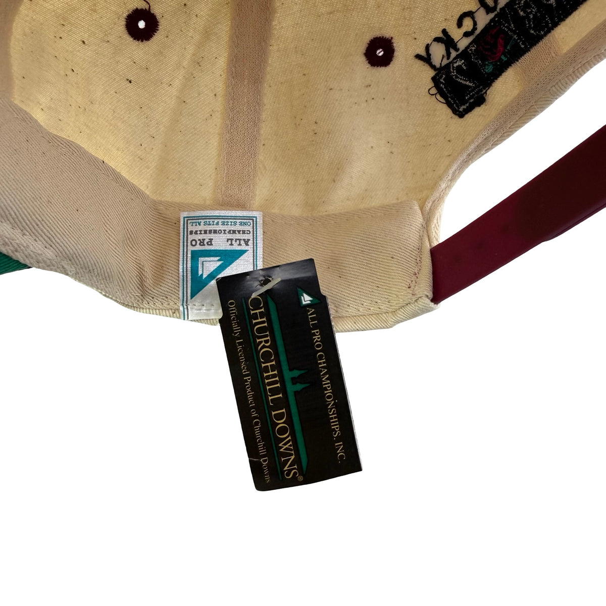 Vintage 90s Kentucky Derby Horse Racing Hat