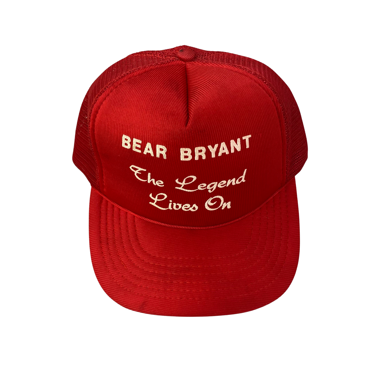 Vintage Alabama Crimson Tide College Football - Coach Bear Bryant (The Legend Lives On) Hat