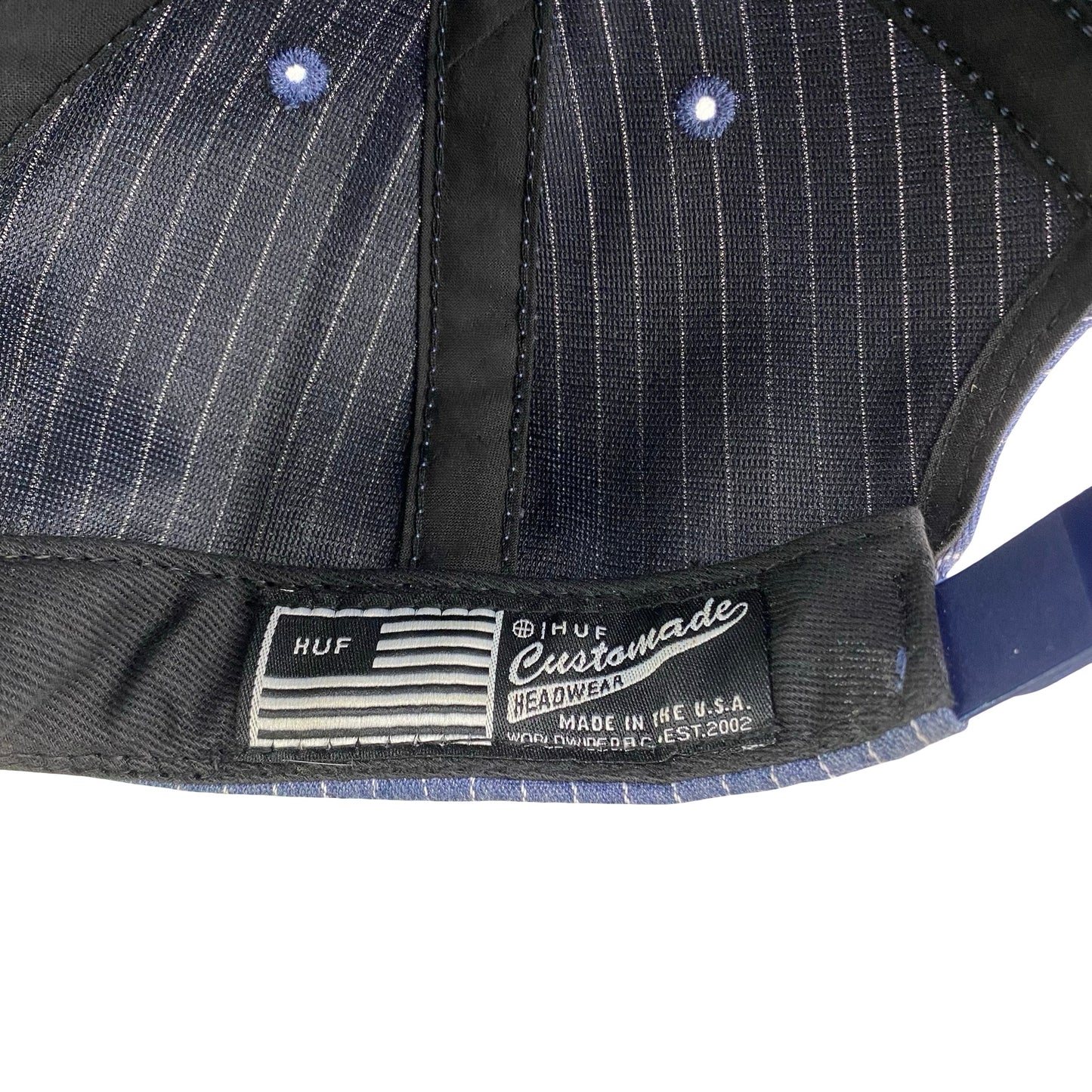 HUF Pinstripe Snapback Hat