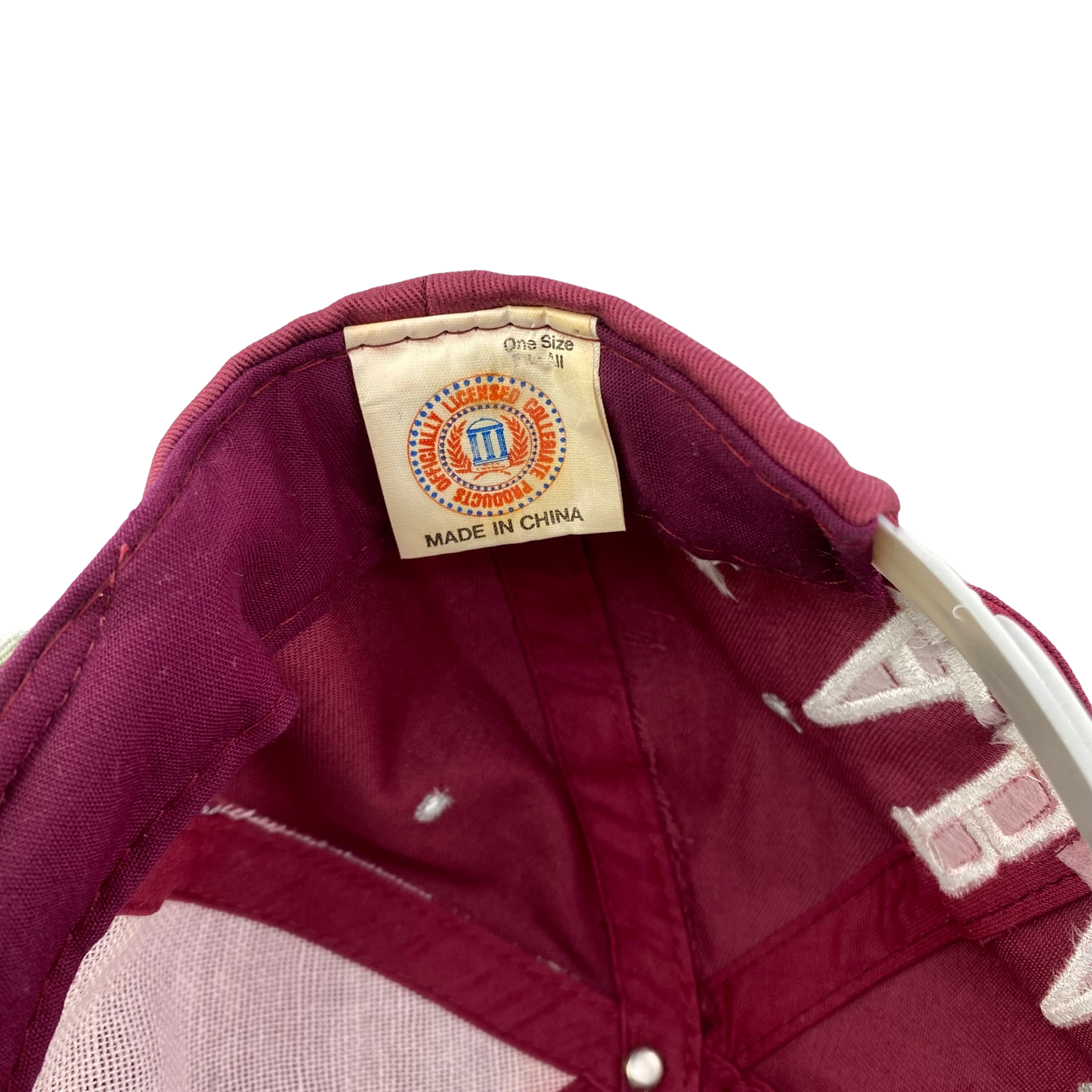 Vintage 90s Alabama Crimson Tide College Spellout Hat