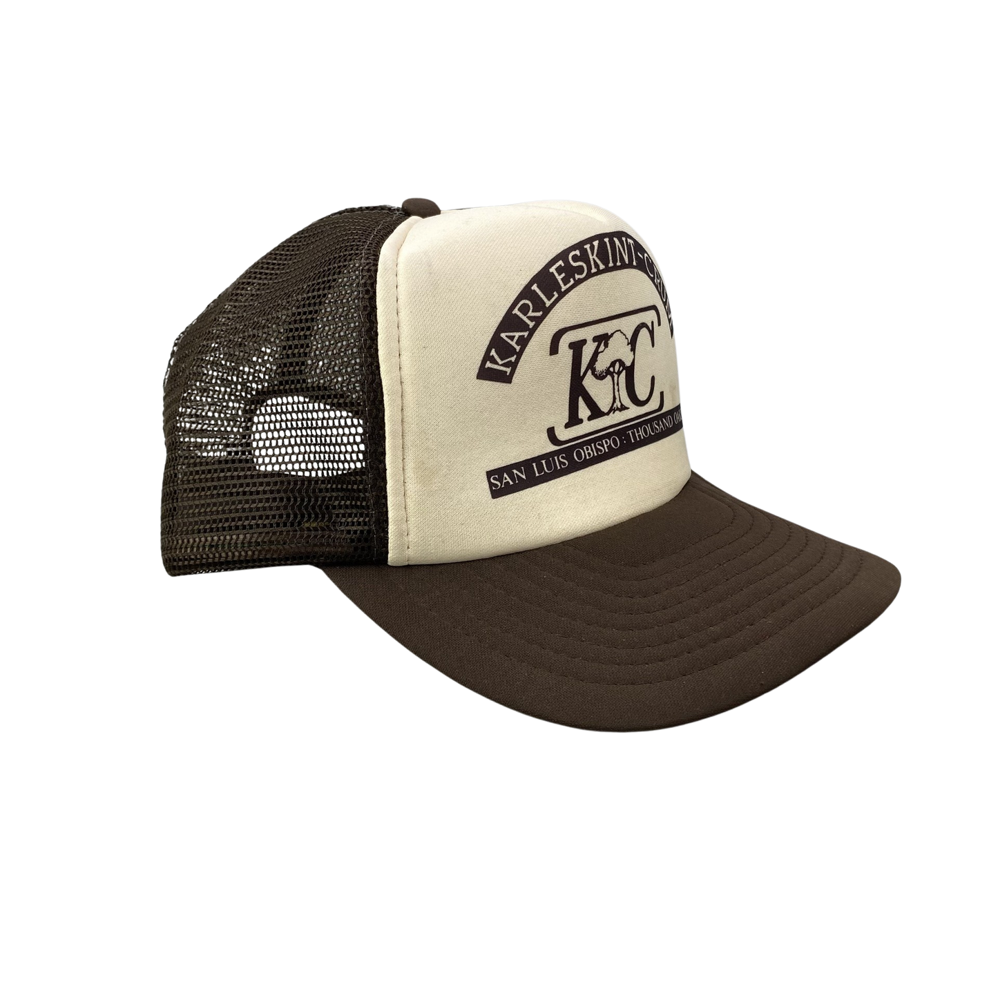 Vintage Trucker Hat - Karleskint Crum / San Luis Obispo / Thousand Oaks California