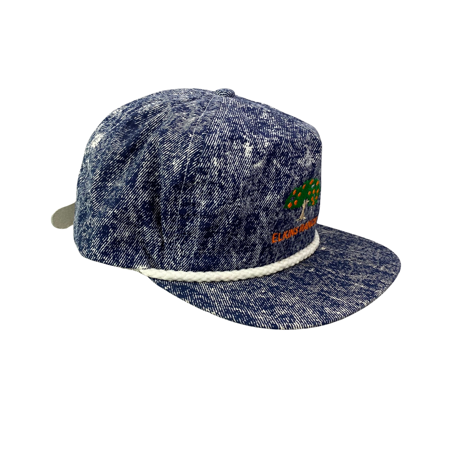 Vintage 90s Cord Rope Hat - Elkins Ranch - A