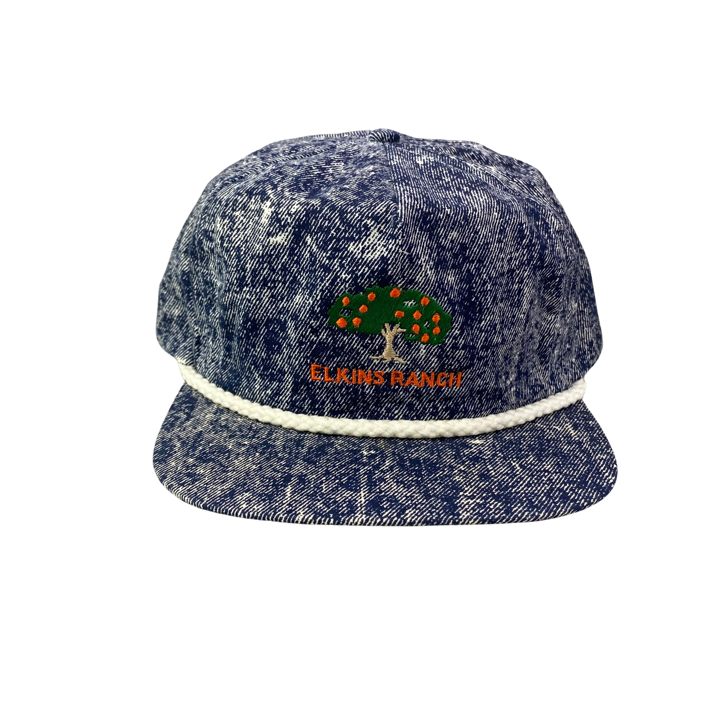 Vintage 90s Cord Rope Hat - Elkins Ranch - A