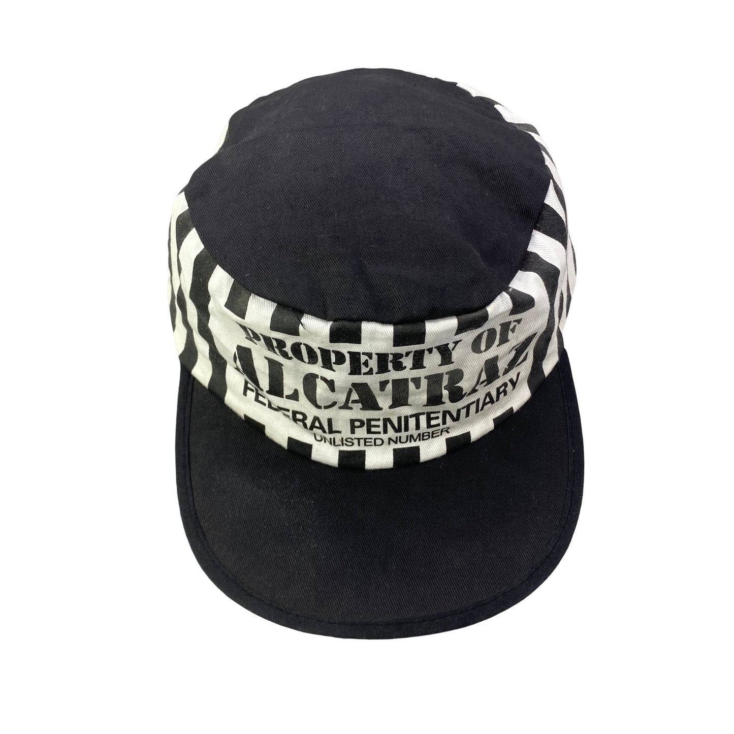 Vintage Alcatraz Prison Pillbox Cap Hat - A
