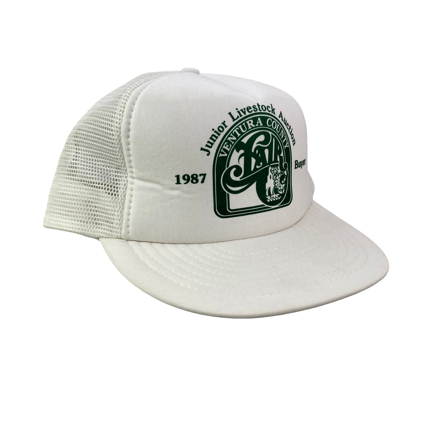 Vintage 80s Trucker Hat - Junior Livestock Auction / Ventura County Fair California