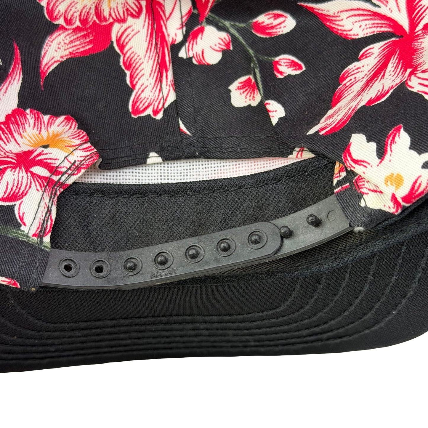 Vintage Sky Dive Perris California Floral Rope Cord Hat