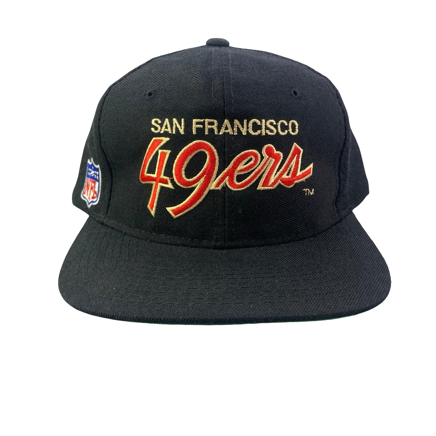 Vintage San Francisco 49ers Sports Specialties Script Black Hat