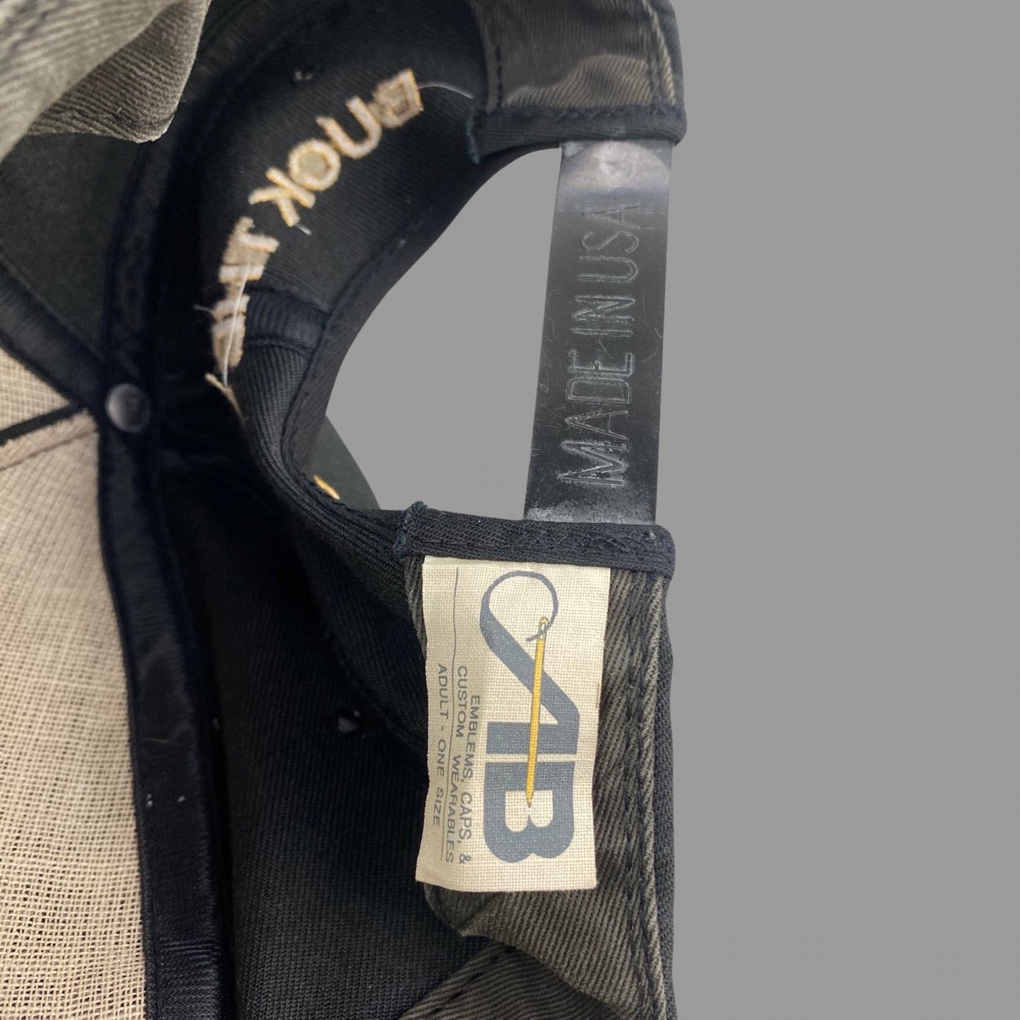 Vintage 90s Buck the System Hat