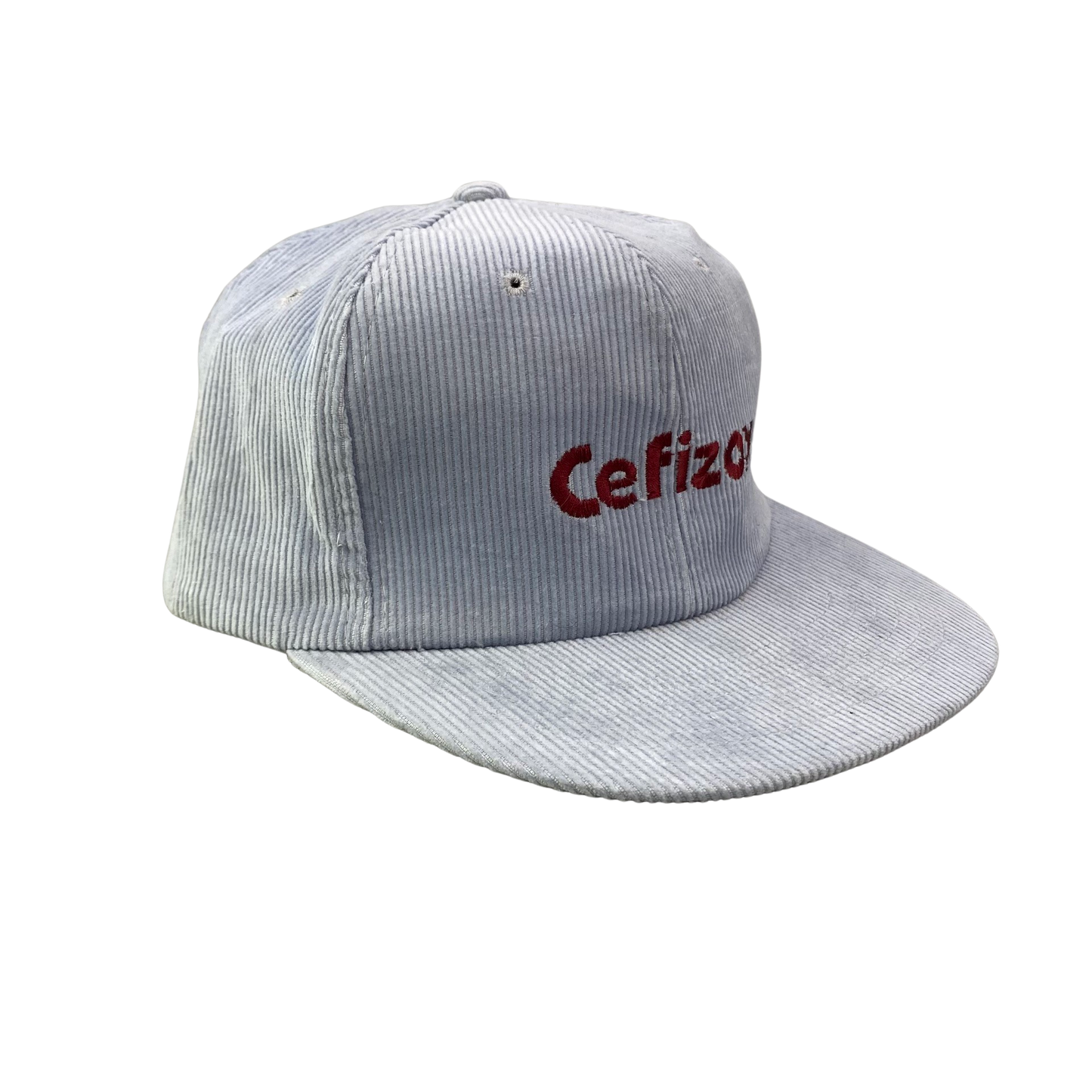 Vintage 80s 90s Cefizox Corduroy Hat - B