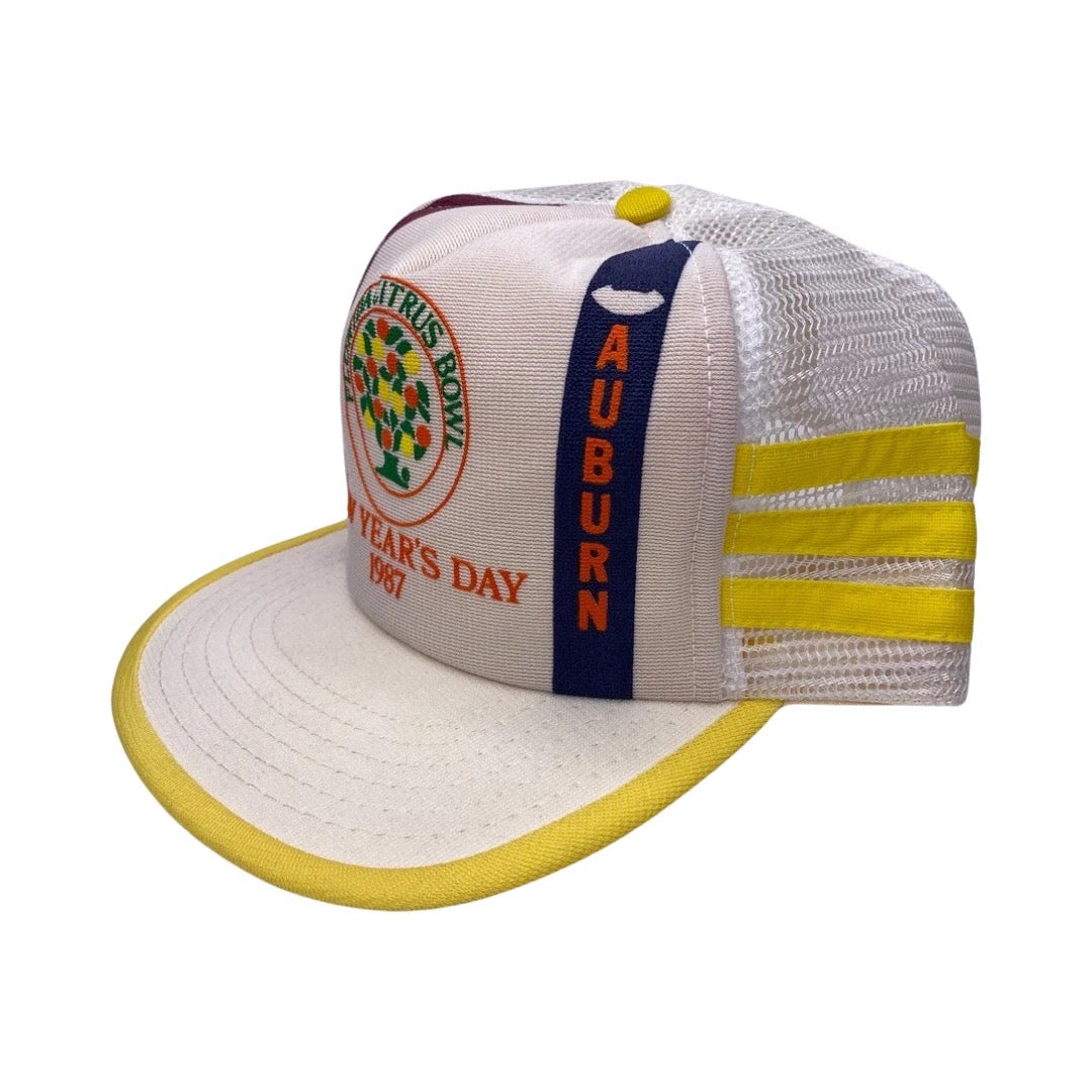 Vintage 80s 1987 Citrus Bowl USC Trojans vs Auburn Tigers College Football Hat