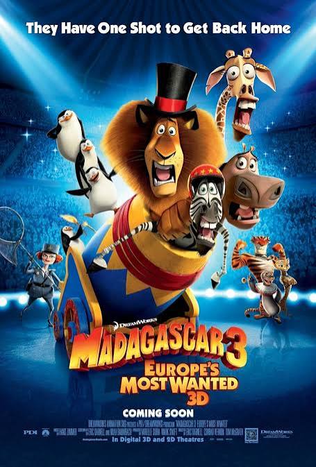 2012 Madagascar 3 - Europe’s Most Wanted x Dreamworks Movie Promo Cast & Crew Dad Hat