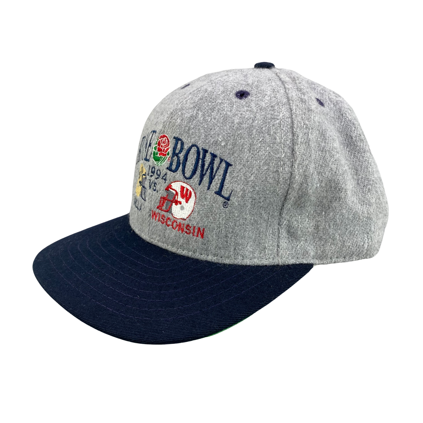 Vintage 90s 1994 Rose Bowl UCLA Bruins vs Wisconsin Badgers College Football Hat