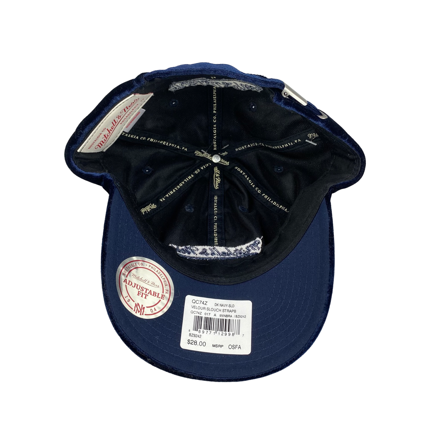 Mitchell & Ness Velour Dad Hat