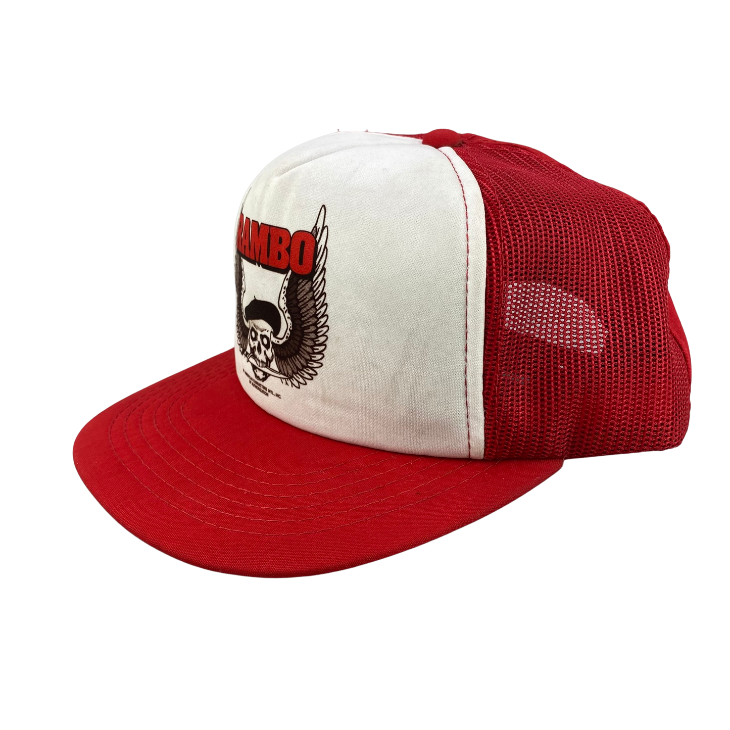 Vintage 80s Rambo Movie Promo Hat