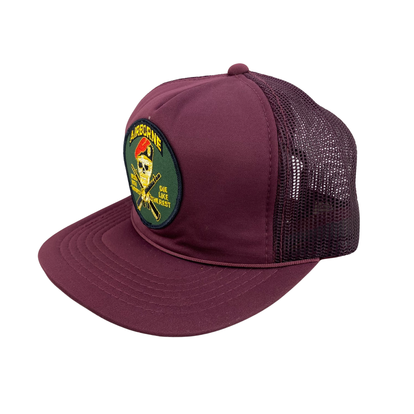 Vintage Army Airborne Military Patch Hat